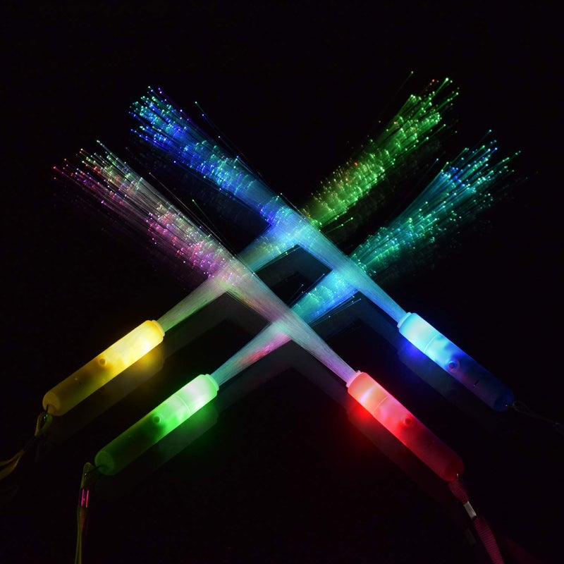 M.best 12pcs Glow Sticks Party Supplies, 3 Modes Colorful Flashing LED Light Up Glow Wands Sticks for Party Favors - Image 4